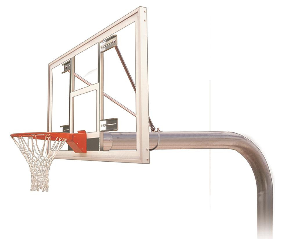 First Team Brute Supreme In Ground Outdoor Fixed Height Basketball Hoop 72 inch Acrylic