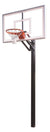 First Team Champ Nitro In Ground Outdoor Adjustable Basketball Hoop 60 inch Tempered Glass