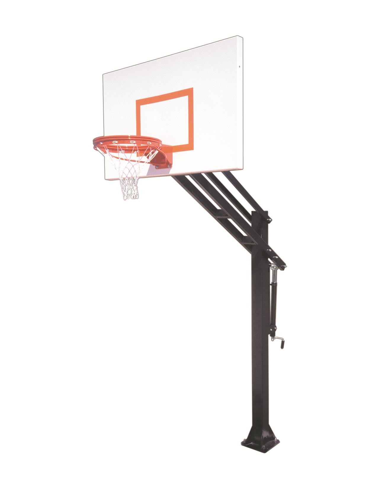 First Team Force Extreme In Ground Outdoor Adjustable Basketball Hoop 60 inch Steel