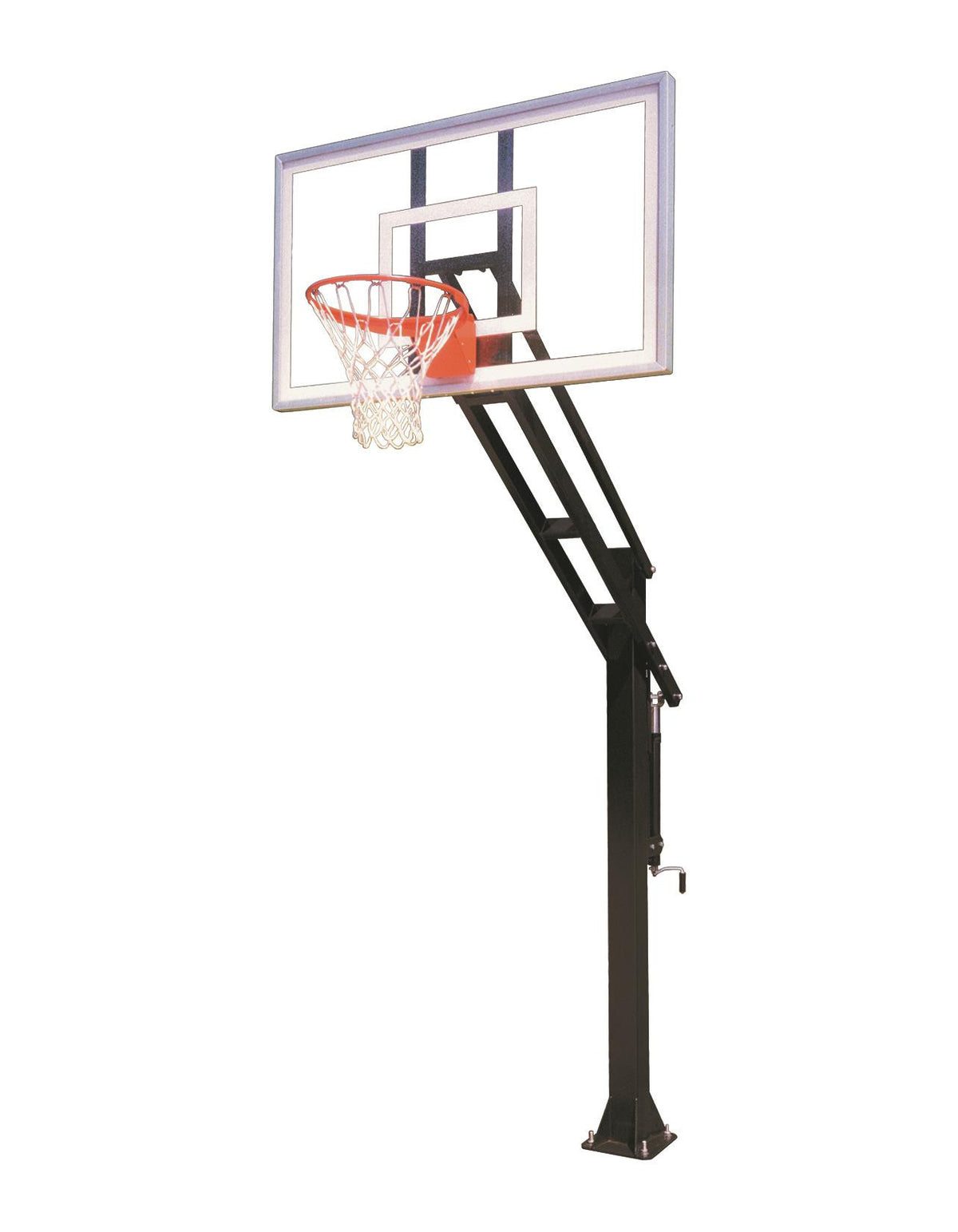 First Team Force Select In Ground Outdoor Adjustable Basketball Hoop 60 inch Acrylic