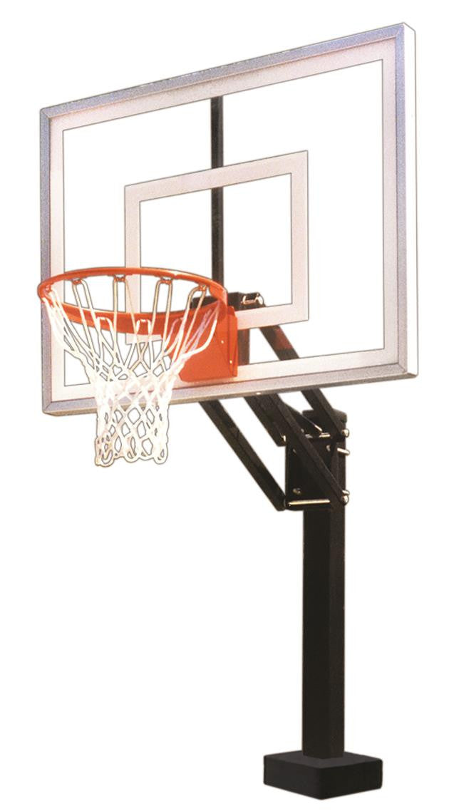First Team HydroChamp II Adjustable Pool Side Basketball Hoop 48 inch Acrylic