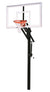 First Team Jam Nitro In Ground Outdoor Adjustable Basketball Hoop 60 inch Tempered Glass