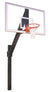 First Team Legend Arena In Ground Fixed Height Outdoor Basketball Hoop 72 inch Tempered Glass