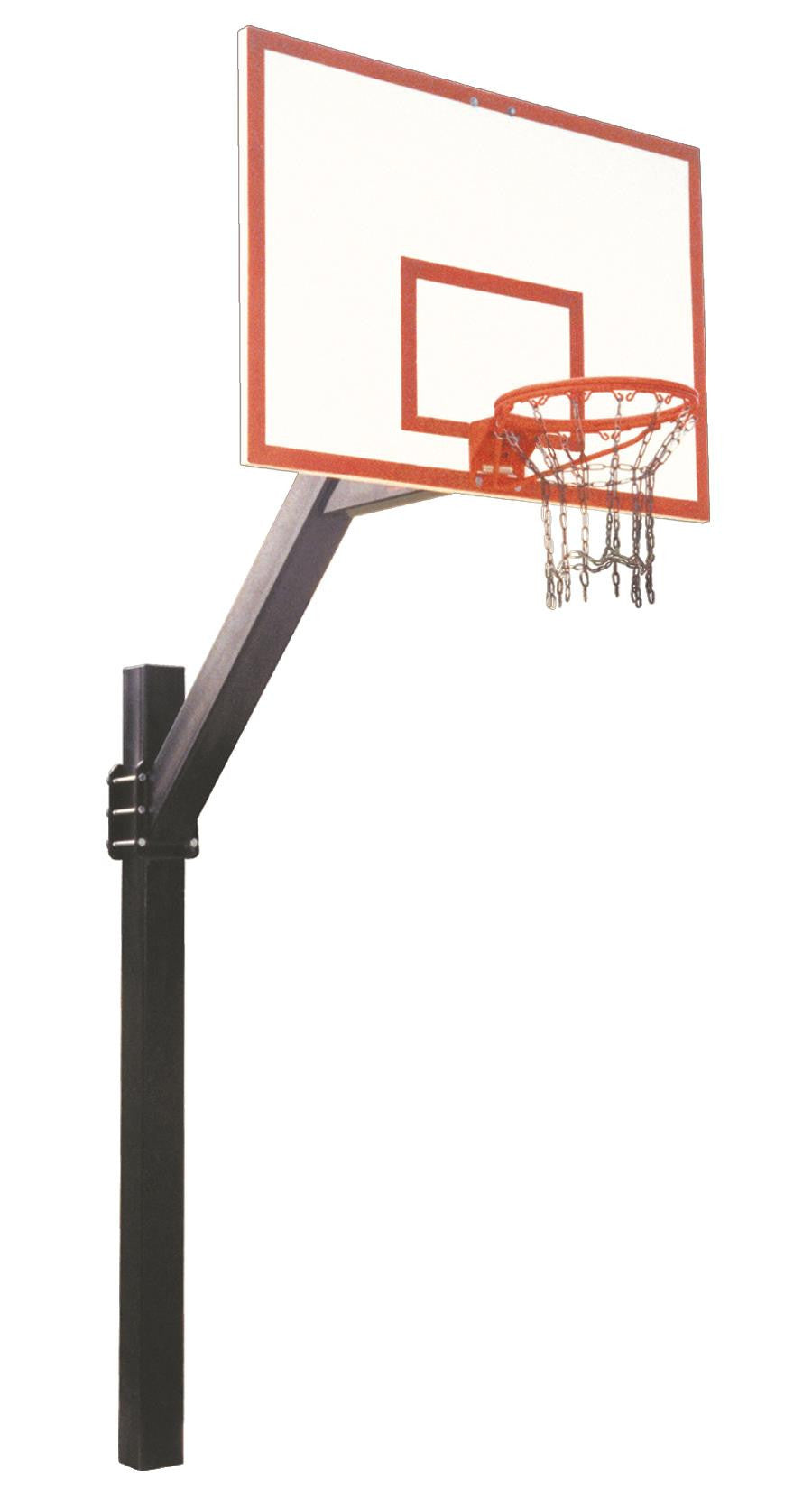 First Team Legend Dynasty In Ground Fixed Height Outdoor Basketball Hoop 72 inch Fiberglass