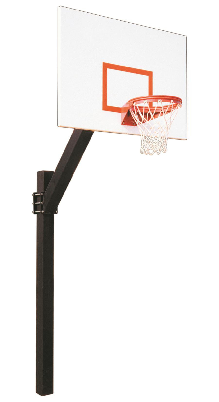 First Team Legend Playground In Ground Fixed Height Outdoor Basketball Hoop 60 inch Steel