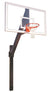First Team Legend Supreme In Ground Fixed Height Outdoor Basketball Hoop 72 inch Acrylic