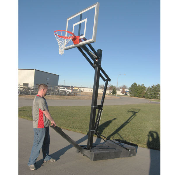 First-Team-OmniSlam-Portable-Basketball-Hoop-Install