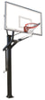 First Team Powerhouse 672 In Ground Outdoor Adjustable Basketball Hoop 72 inch Tempered Glass