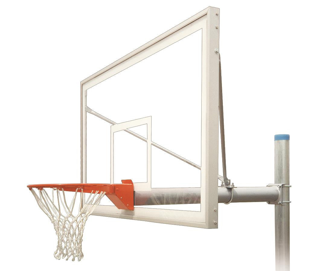 First Team Renegade Supreme In Ground Outdoor Fixed Height Basketball Hoop 72 inch Acrylic