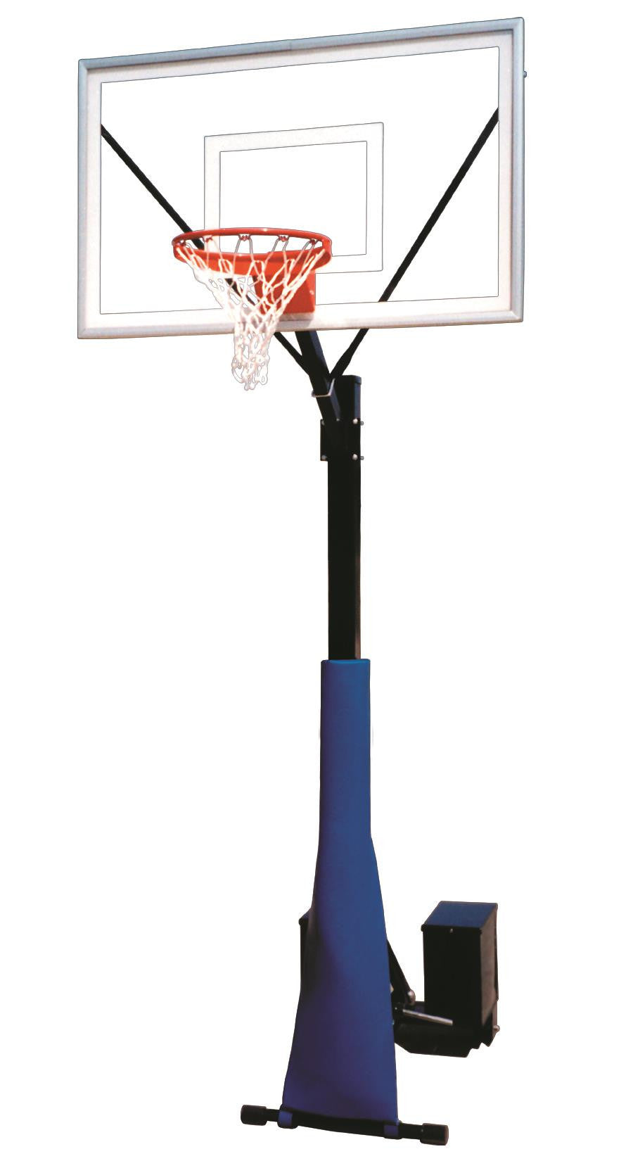 First Team Rolla Sport Select Portable Fixed Height Basketball Hoop 60 inch Acrylic