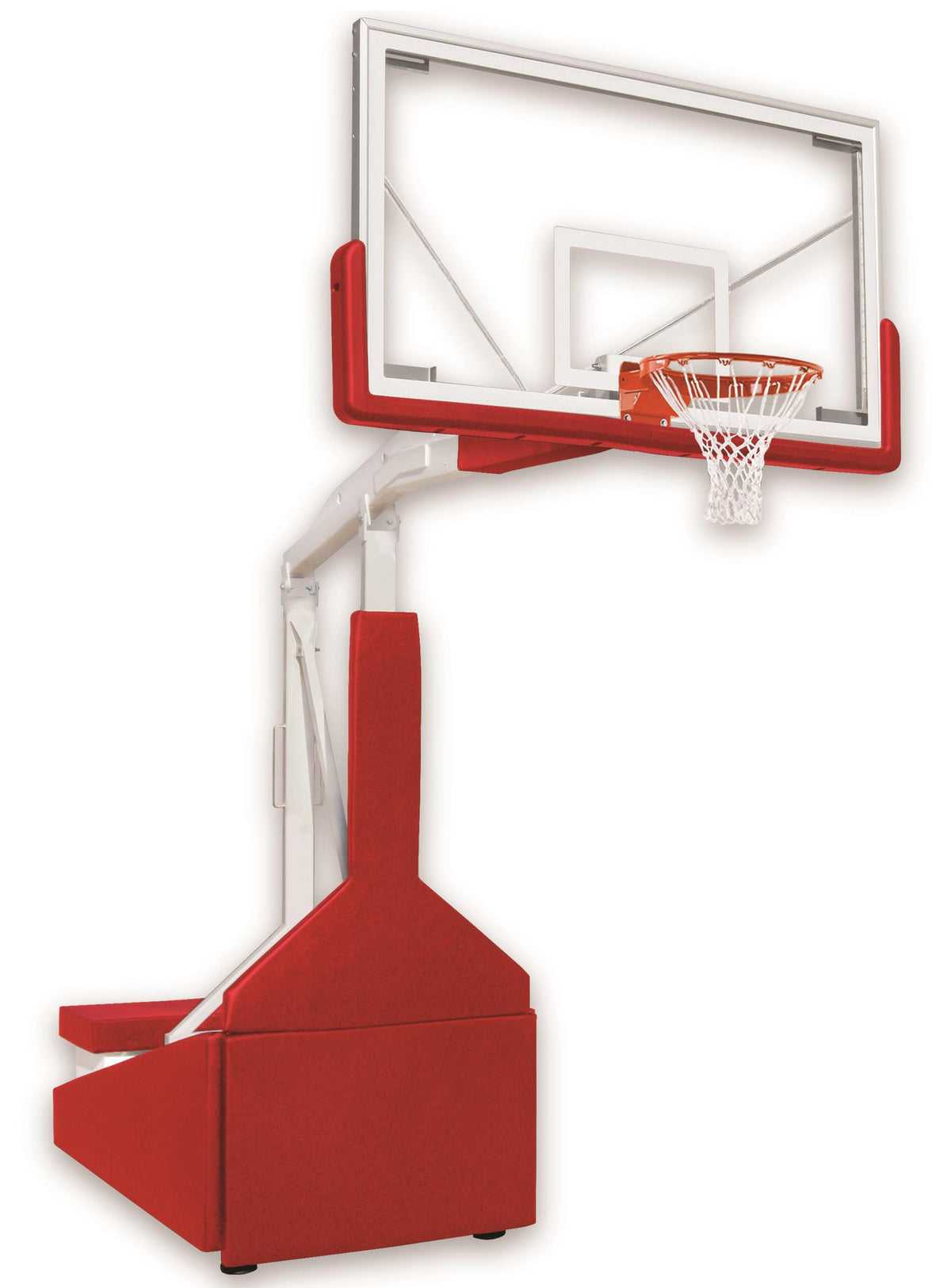 First Team Tempest Triumph Portable Adjustable Basketball Hoop 72 inch Tempered-Glass