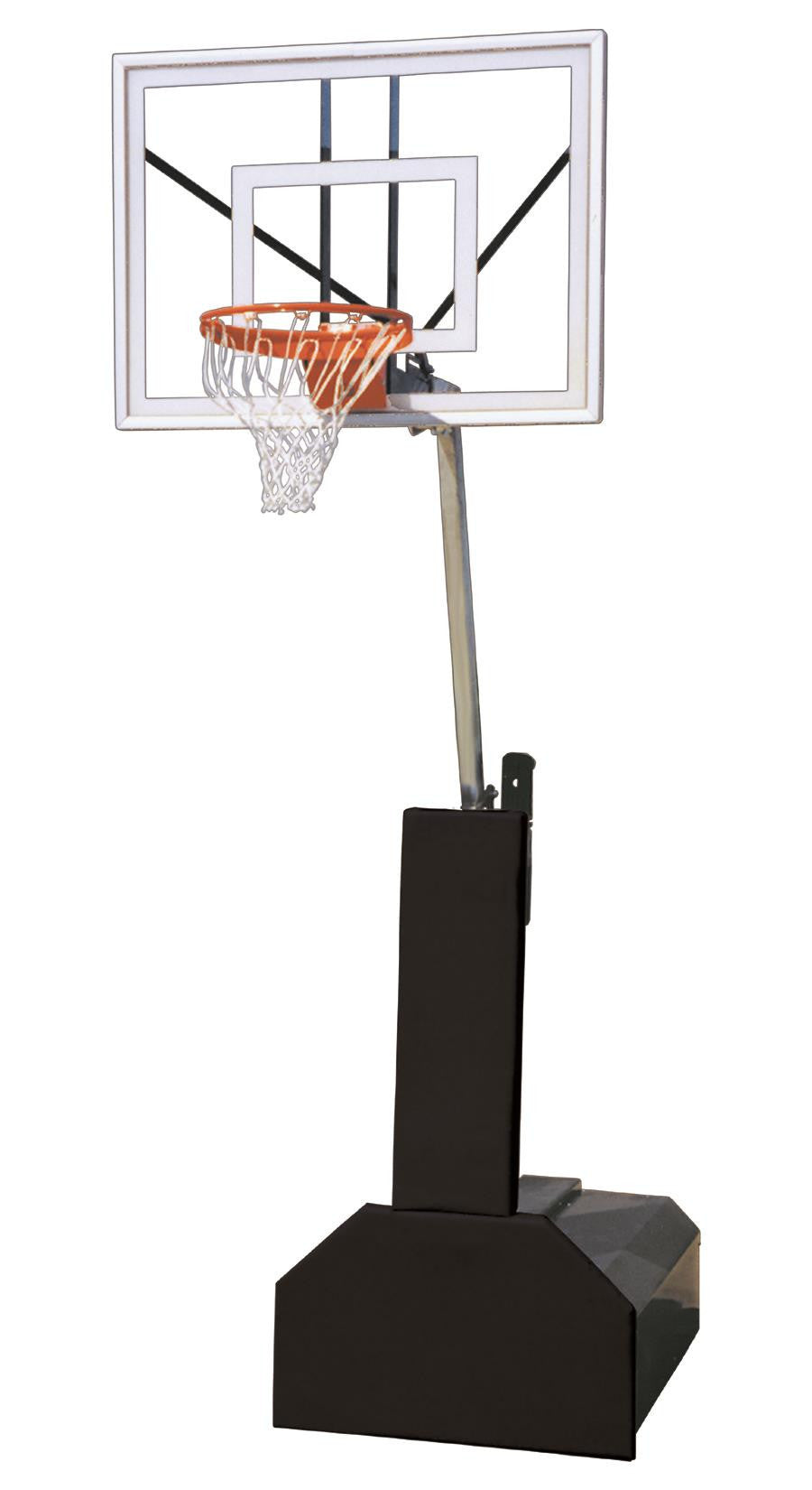 Portable adjustable best sale basketball hoop