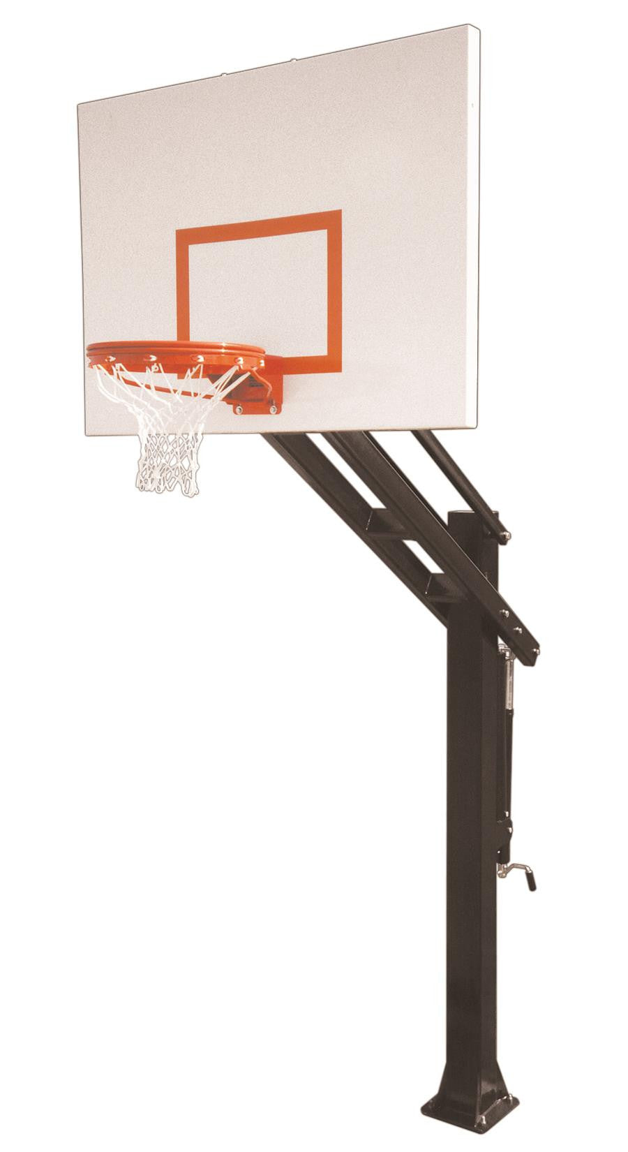 First Team Titan Playground In Ground Outdoor Adjustable Basketball Hoop 60 inch Steel