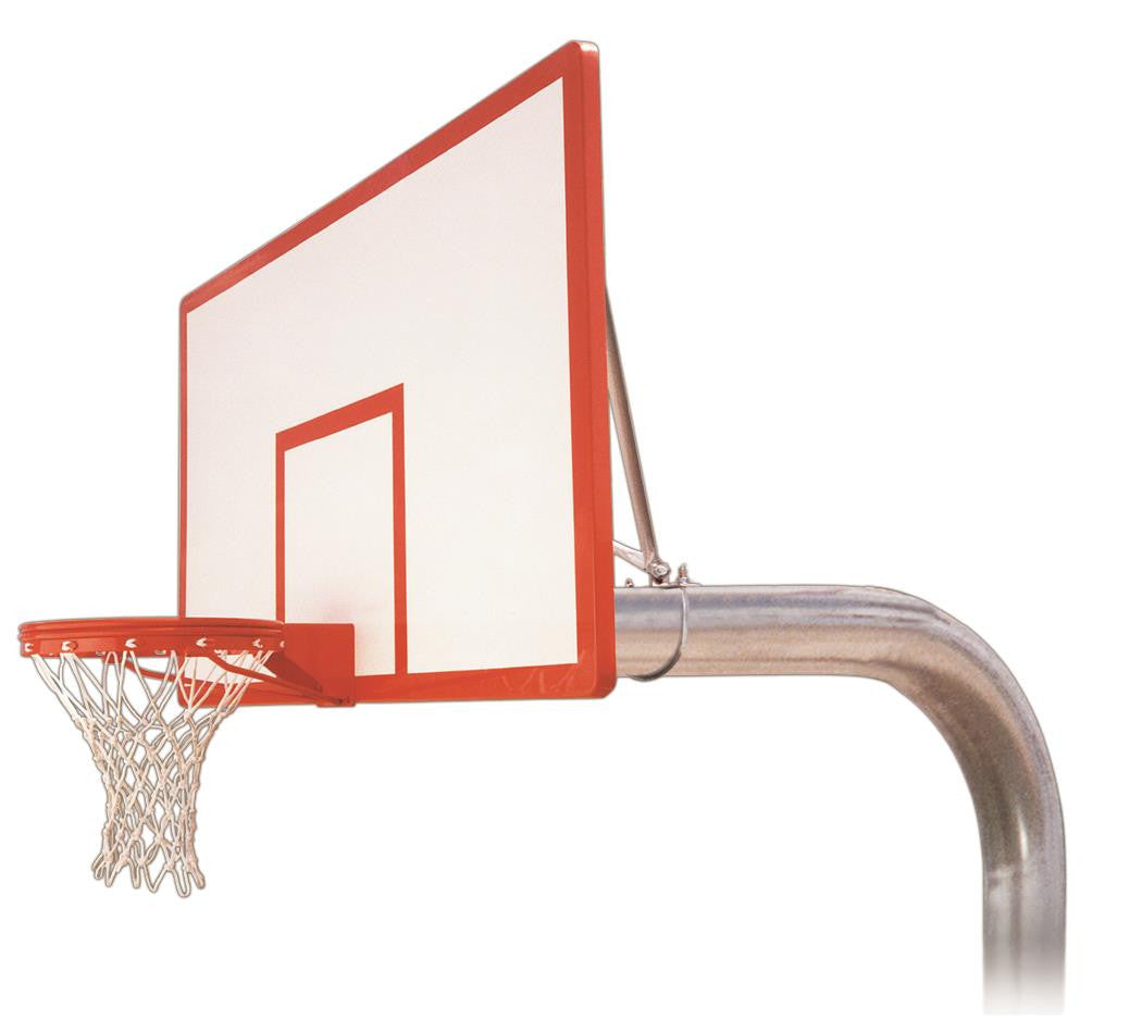 First Team Tyrant Dynasty In Ground Outdoor Fixed Height Basketball Hoop 72 inch Fiberglass