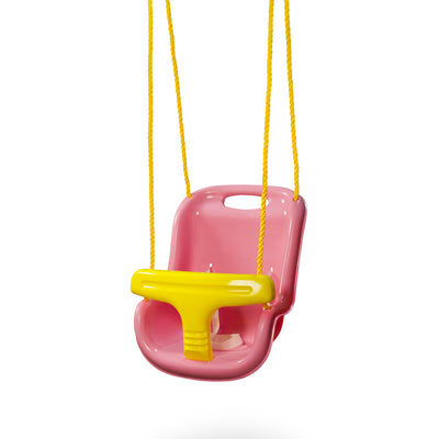 Gorilla-Playsets-Infant-Swing-Pink-White-Back