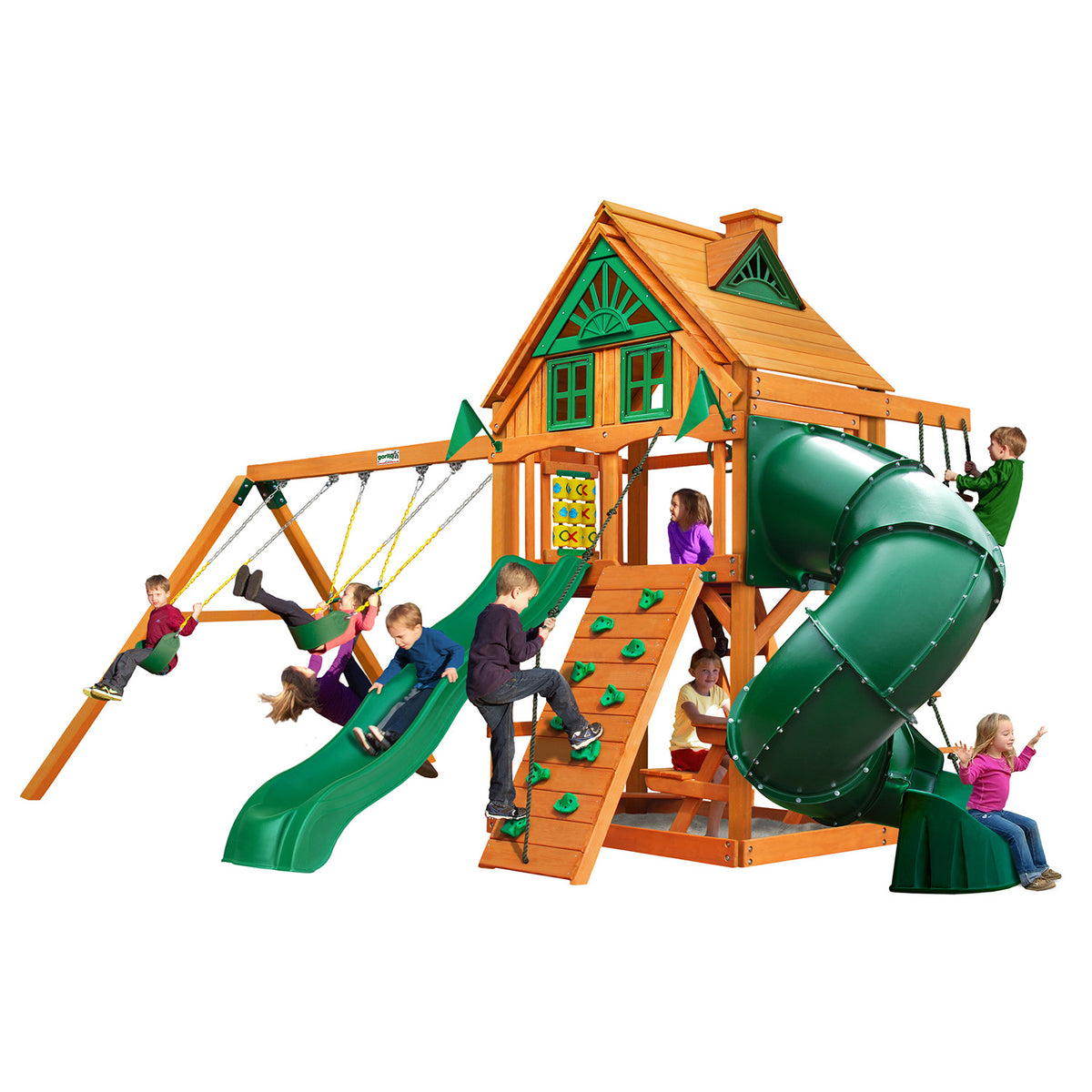 Gorilla-Playsets-Mountaineer-Treehouse-Wooden-Swingset-White-Back
