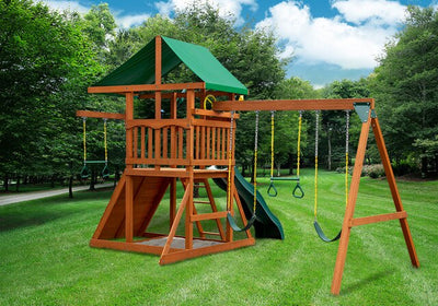 Gorilla-Playsets-Outing-W-Trapeze-Bar-Wooden-Swing-Set-Back