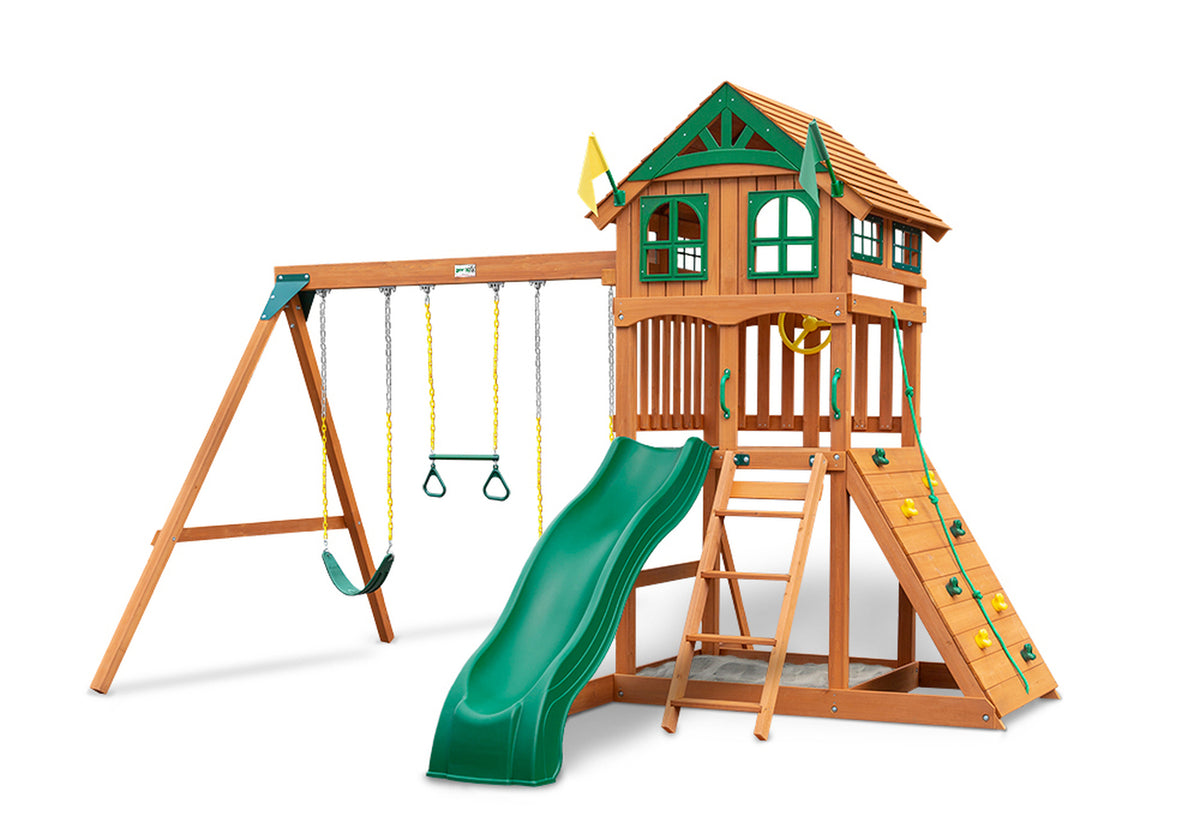 Gorilla Playsets Outing Wooden Swing Set