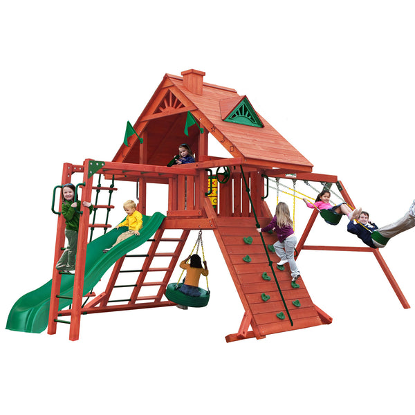 Gorilla Playsets Sun Palace II Wooden Swing Set NJ Swingsets