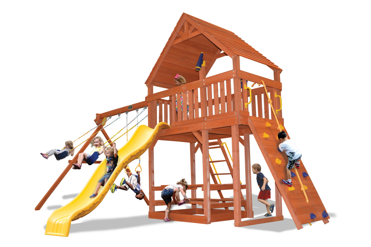 Playground-One-Original-Fort-Combo-2-XL-Wood-Roof-White