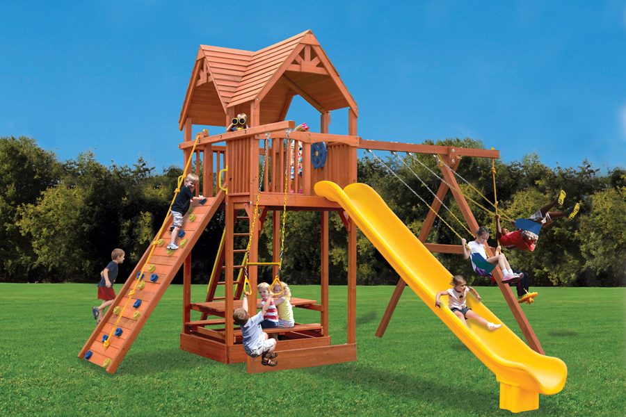 Playground-One-Supreme-Fort-Combo-2-XL-W-Wood-Roof